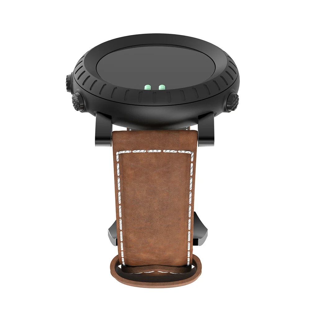 Ремешок для часов из натуральной кожи браслет смарт аксессуары Suunto Core|Ремешки