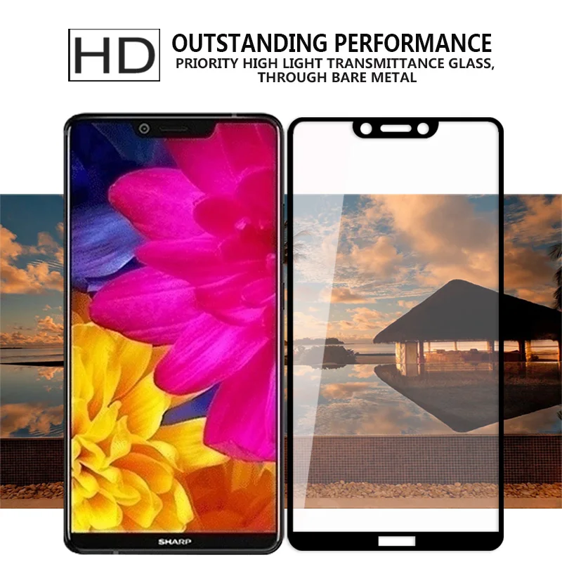 Закаленное стекло для Sharp Aquos S2 премиум-защита для экрана для Sharp Aquos S3 полное покрытие Защитная пленка для экрана