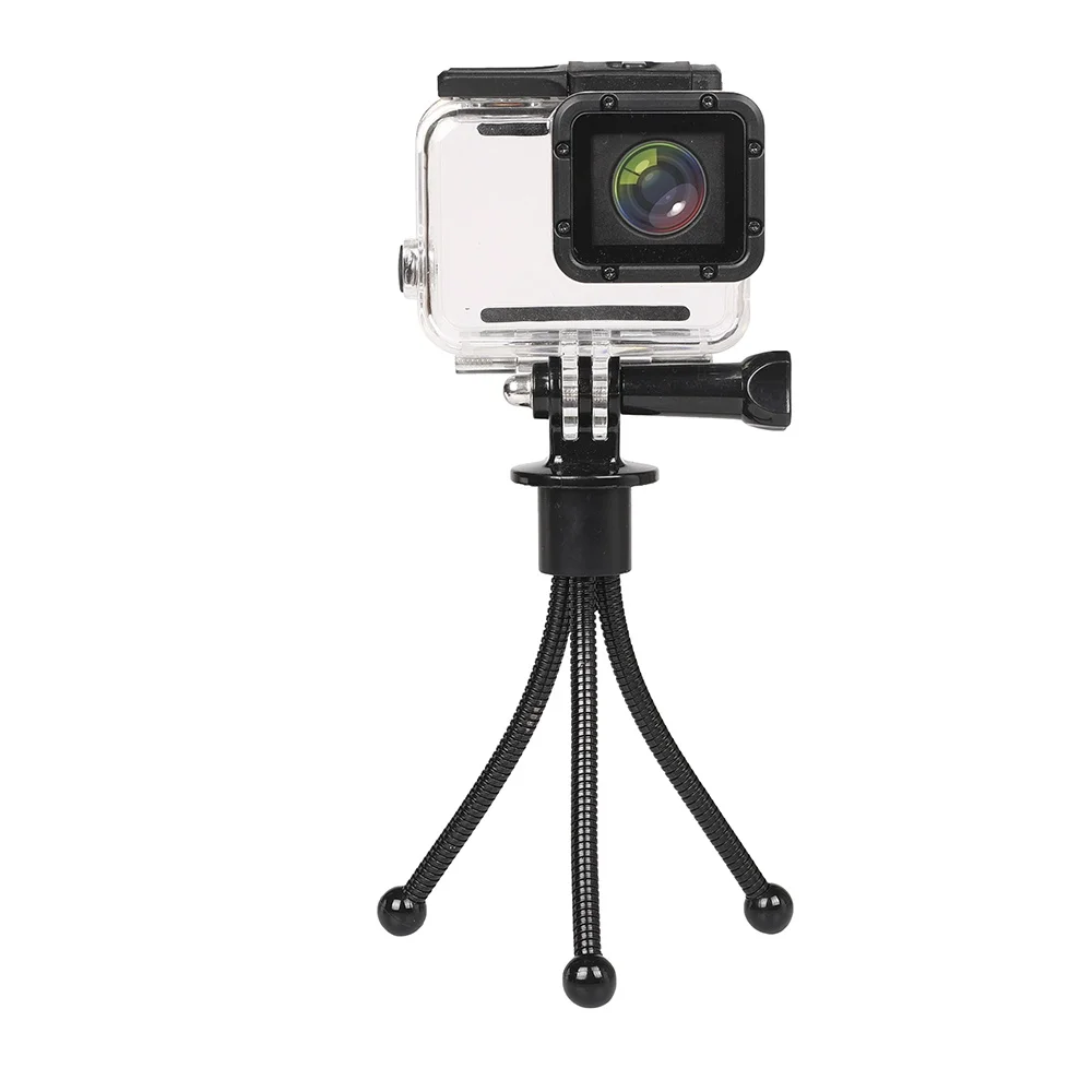 15 pcs wholesale Flexible Mini For Smartphone iPhone HuaweiXiaomi Lightweight camera Tripod Rotatable Monopod for Goprohero7 6 |