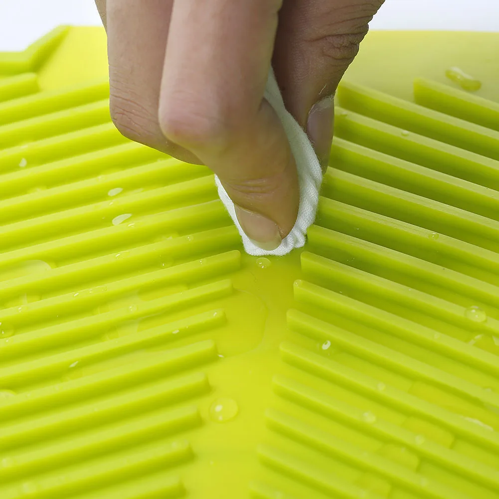 Сушильный коврик квадратный пищевой силиконовый большой прочный дешевый для