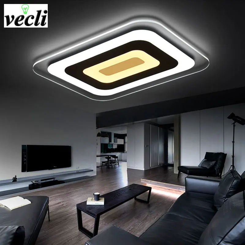 Потолочные светодиодные лампы современные минималистичные для гостиной лампа с