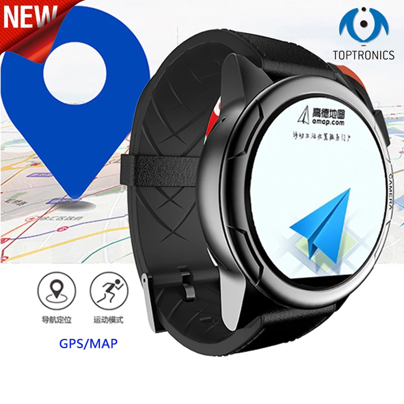 4G Smartwatch телефон 1,6 дюймов Android 7,1 MTK6739 3 ГБ ОЗУ 32 Гб ПЗУ gps Smartwatch BT4.1 беспроводные устройства pk Z28 A4 x7 z29 KW88