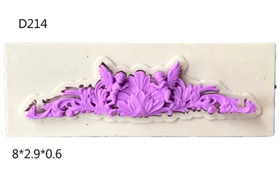 1 шт. силиконовые 3D формы в европейском стиле кружевная форма для мастики помадки