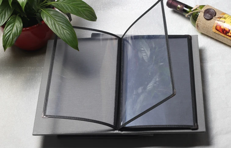 Папка для меню из искусственной кожи небольшого качества|Папка файлов| |