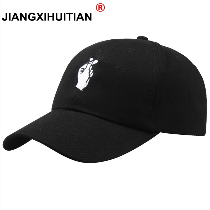 1 шт. бейсболка с вышивкой на палец|woman snapback hat|baseball cap menbaseball |