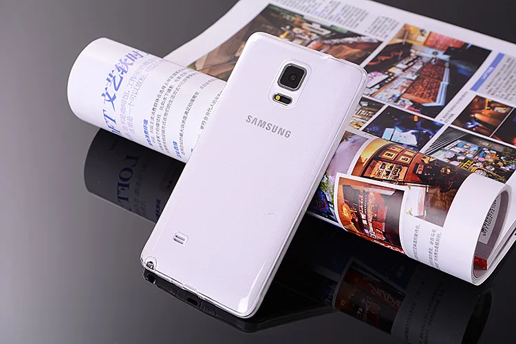 Тонкий прозрачный мягкий резиновый силиконовый чехол из ТПУ для Samsung Galaxy S6 S7 edge S4