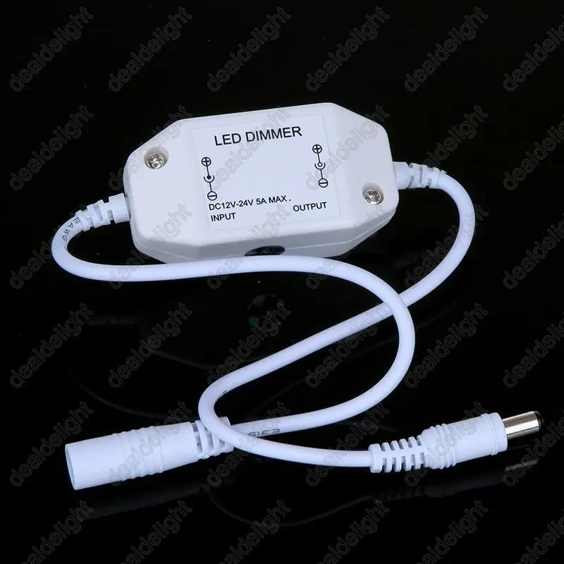 Одноканальный встраиваемый мини регулятор яркости PWM DC12 в 2 а для Светодиодный
