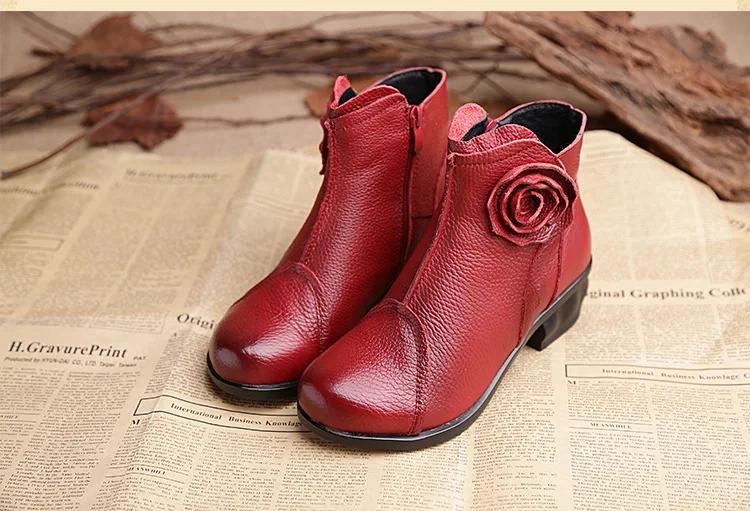 Xiuteng/высокое качество; Mujer Chaussure; женские ботинки из натуральной кожи; повседневные женские туфли-лодочки; зимние сапоги; плюшевые зимние сапоги для женщин