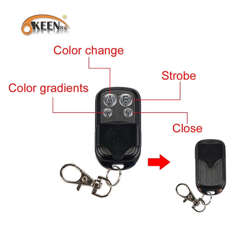 Светодиодный светильник OKEEN 6 шт. 24 цвета с пультом ДУ|underbody led|underbody neon lightsunderbody lights
