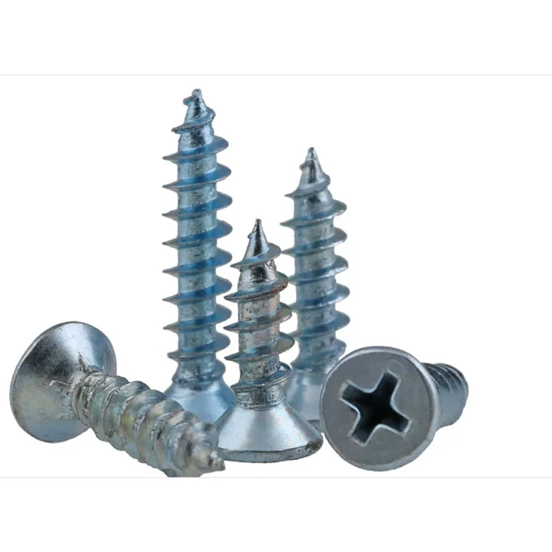 M4 высокопрочные винты для закалки и с потайной головкой из синего цинка f =
