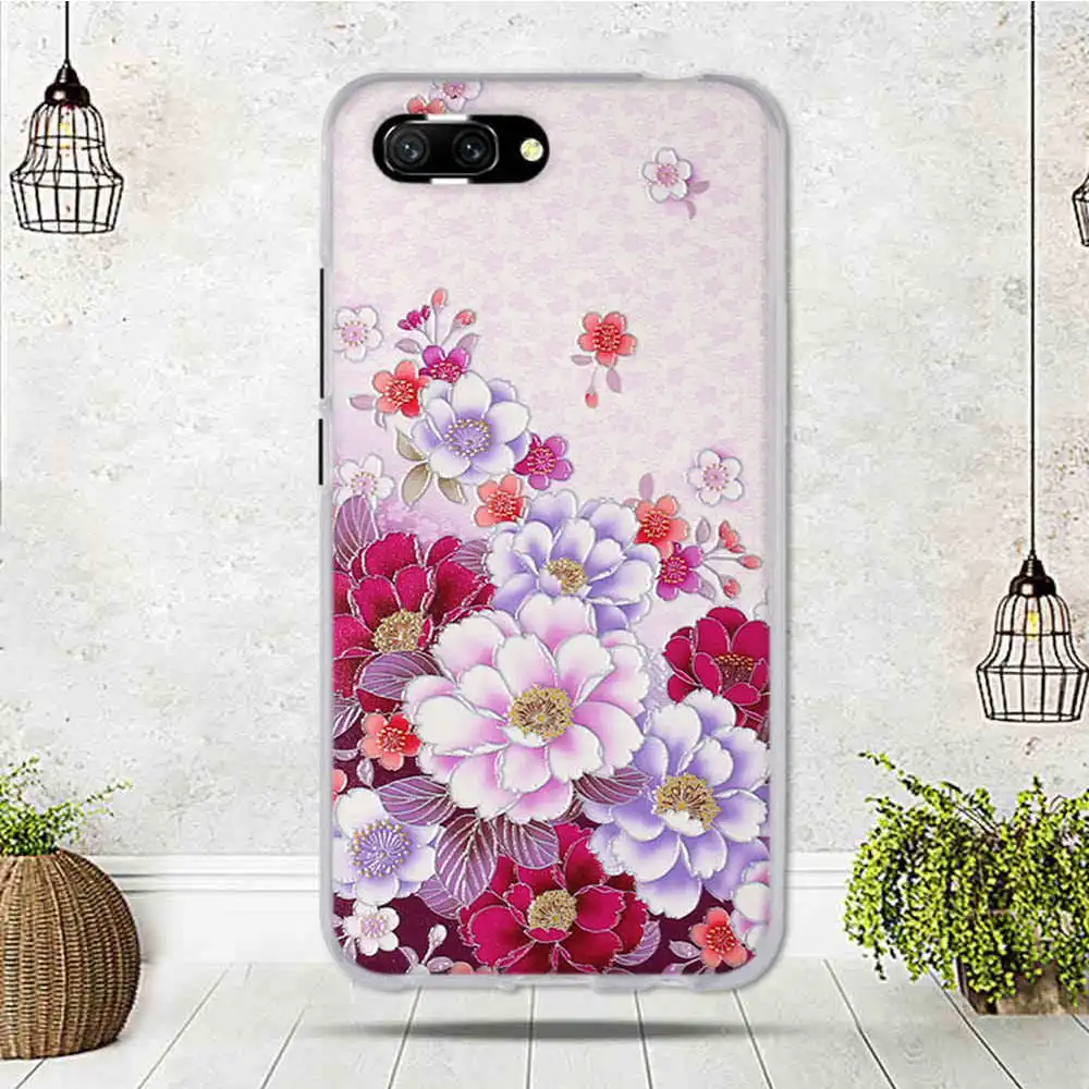 Для Fundas huawei Honor 10 чехол силиконовый для Capas мягкий TPU Новый телефона