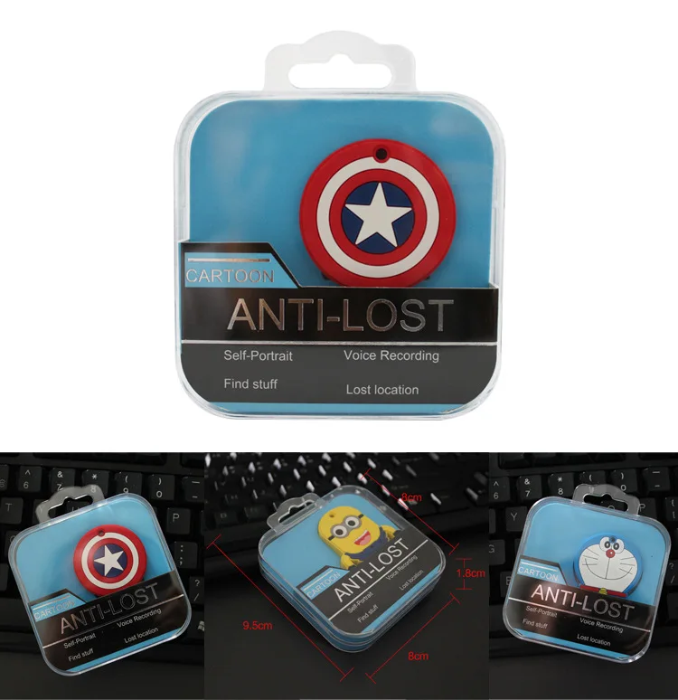 Smart Finder GPS Bluetooth Anti-lost Cartoon Tracker Bag Wallet Key Pet Alarm Lost Reminder for Android ios phone | Электроника