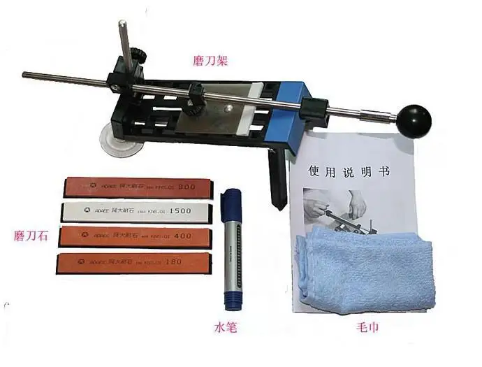 10 шт./лот 1th поколение профессиональная система точилка для кухонных ножей 4 шт.