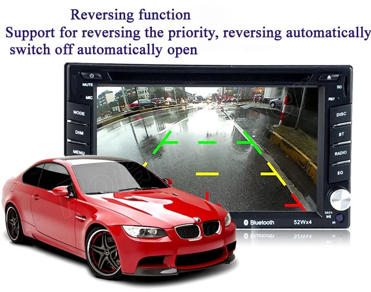 Авторадио " 2 Din стерео USB/SD/AUX Bluetooth Сенсорный экран DVD/CD плеер радио кассетный плеер дистанционное управление