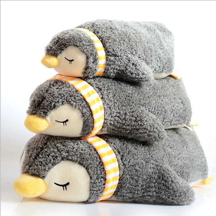 

Sleeping Penguin Stuffed Plush Toys kids Soft Pillow Sleeping Back Cushion Educational Anti-stress Plush Doll Gift 55cm 70cm