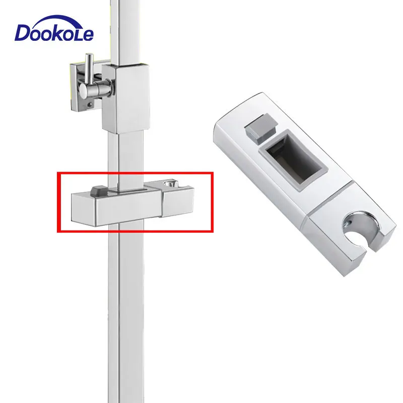 Сменный квадратный кронштейн для ручного душа регулируемый 30*18 мм ручной