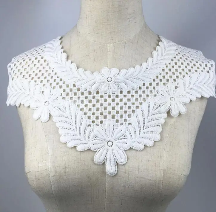 1 шт. Красивая Белая Венецианская Кружевная аппликация для шитья сделай сам