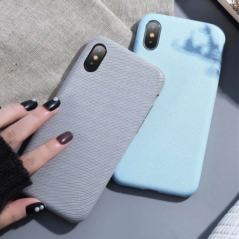 KISSCASE Модный чехол для телефона iPhone 7 8 7plus ультратонкий винтажный хлопковый