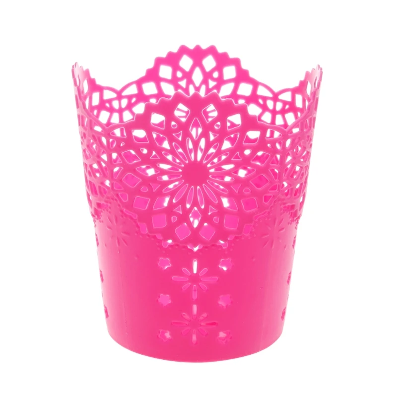 Hollow Flower Brush Storage Pen Pencil Pot Holder Container Desk Organizer Gift office accessories pen holder