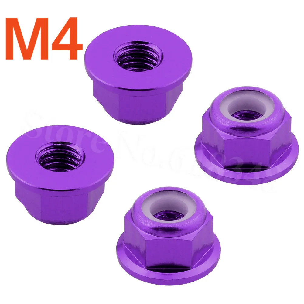 4 шт. алюминиевая нейлоновая гайка M4 крепление адаптера колеса 959 65 для WLtoys L959 L969