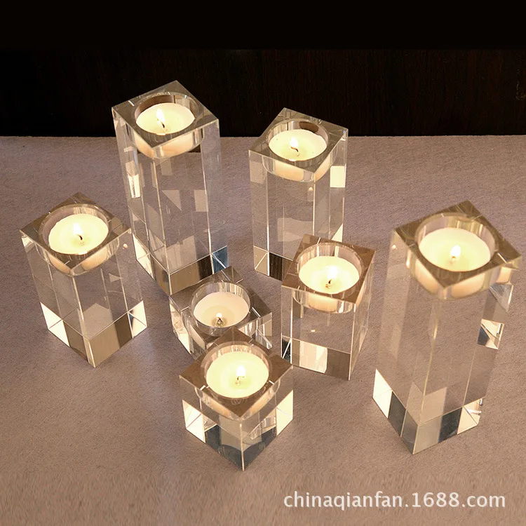 Религиозные подсвечники простые Подсвечники Tealight хрустальные свечи