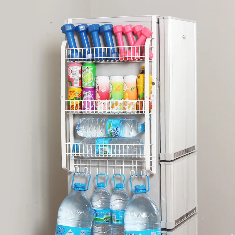 Плоская железная стойка с боковыми стенками большой емкости для холодильника