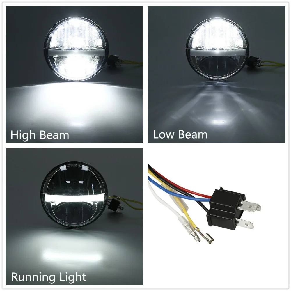 Светодиодный налсветильник фонарь 5 75 дюйма подходит для Harley Dyna Fat Street Bob Super Wlid Glide