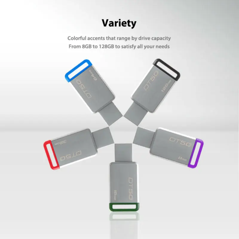USB флеш накопитель Kingston 16 ГБ 3 0 64 1 металлический 32 128 8 u диск высокоскоростной