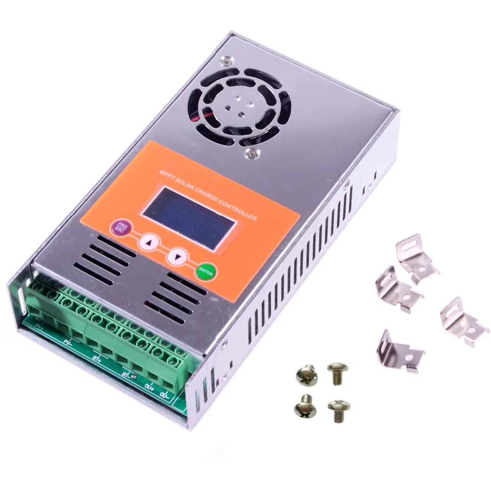 MPPT 60A 50A 40A 30A контроллер солнечной зарядки для батарей 12 В/24 В/36 В/48 В постоянного