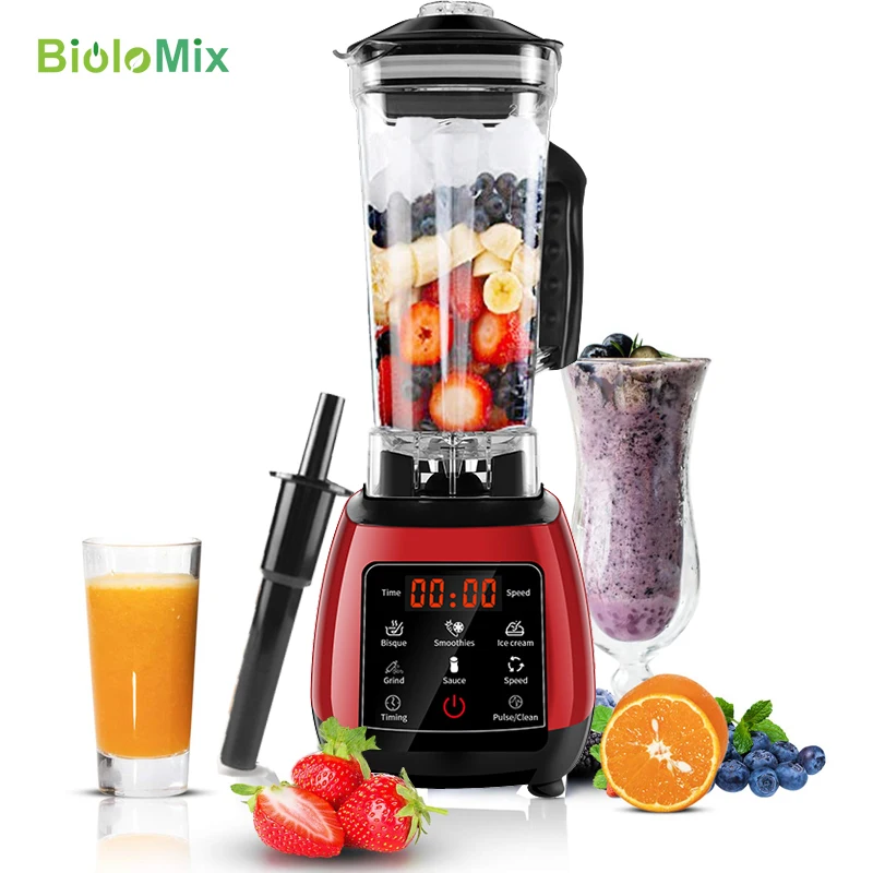 Цифровой 3HP BPA FREE 2L автоматический тачпад профессиональный блендер, миксер, соковыжималка, мощный кухонный комбайн, фруктовые смузи