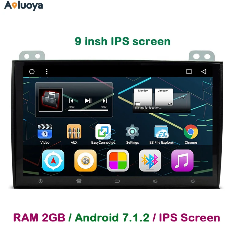 Aoluoya 9 &quotIPS 2G RAM 32G ROM Android автомобильный DVD GPS плеер для Toyota Land Cruiser 120 Prado 2002 2009 2010