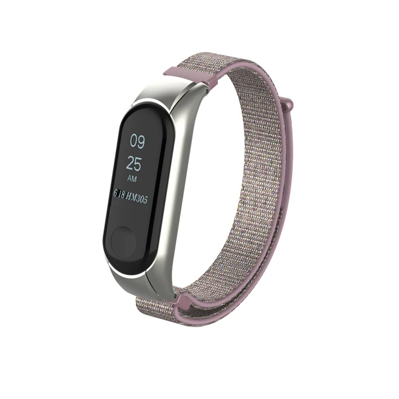 Color 2 Hangrui холщовый ремешок для Xiaomi mi band 3, умный браслет, вычетные часы mi Band 3, сменный Браслет для Xiaomi mi Band 3 - Цвет: Color 2
