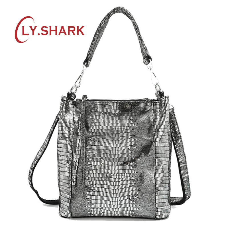 LY. SHARK модная дамская Большая вместительная сумка из искусственной кожи