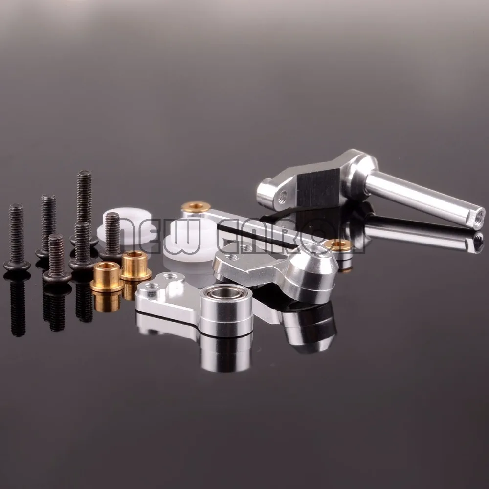 Новый ENRON RC 1/10 Алюминий подшипник чашка рулевого управления Кривошип в сборе TAMIYA