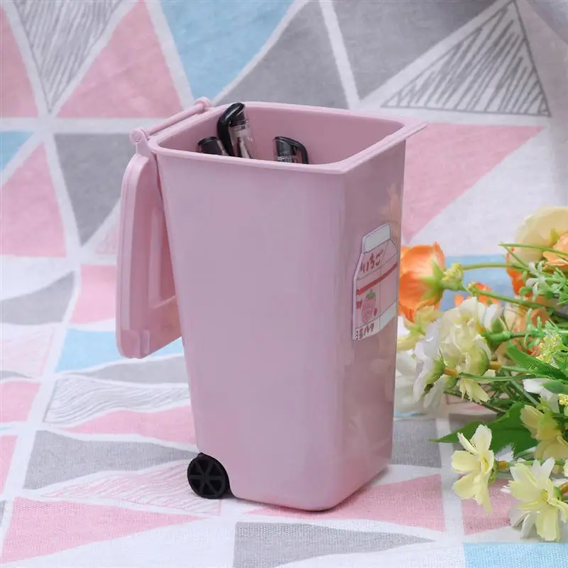 2 шт. корзина для мусора милый Настольный мини пенал хранения канцелярский