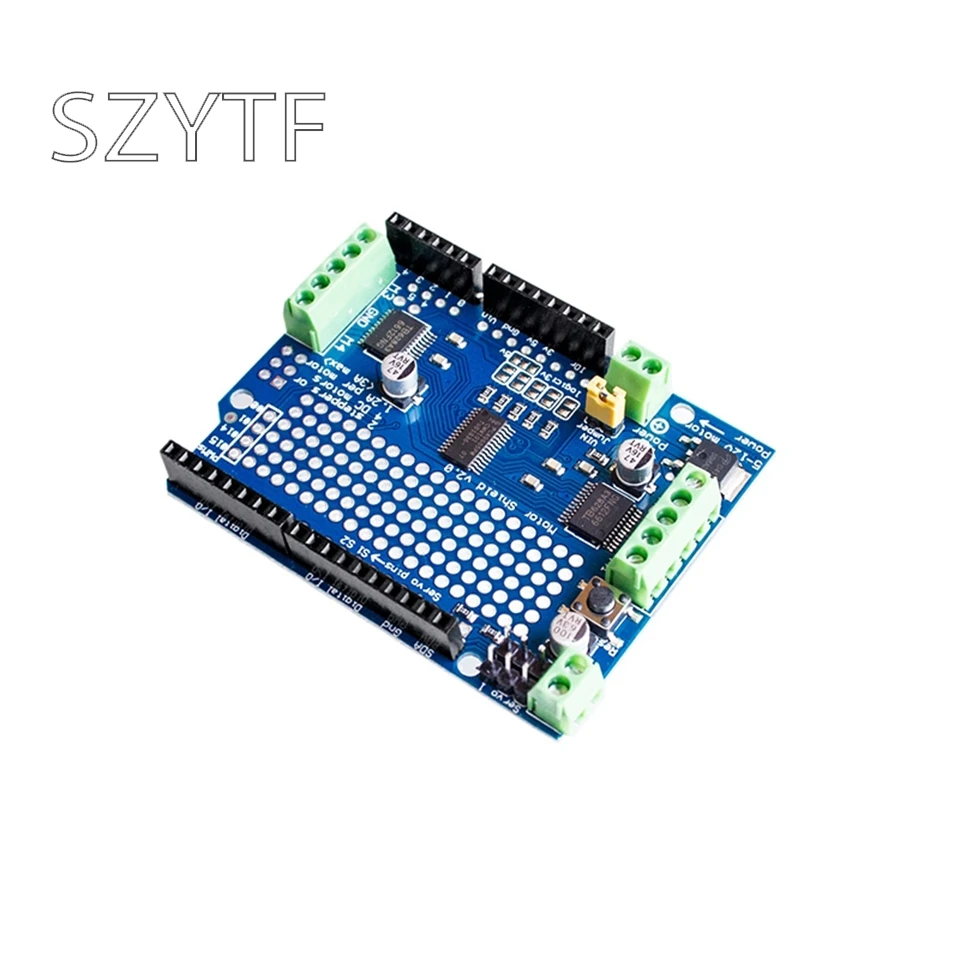 IIC IEC TB6612 Mosfet шаговый двигатель PCA9685 ШИМ сервопривод щит V2 для Arduino робот ШИМ Uno Mega R3 Замена L293D