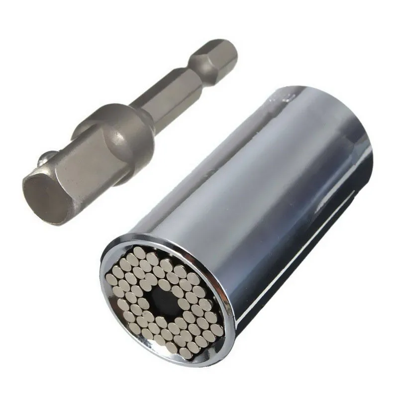 7-19mm Universal Wrench Head Set Socket Sleeve Power Drill Ratchet Bushing Spanner Key Multi Hand Tools Adapter | Инструменты