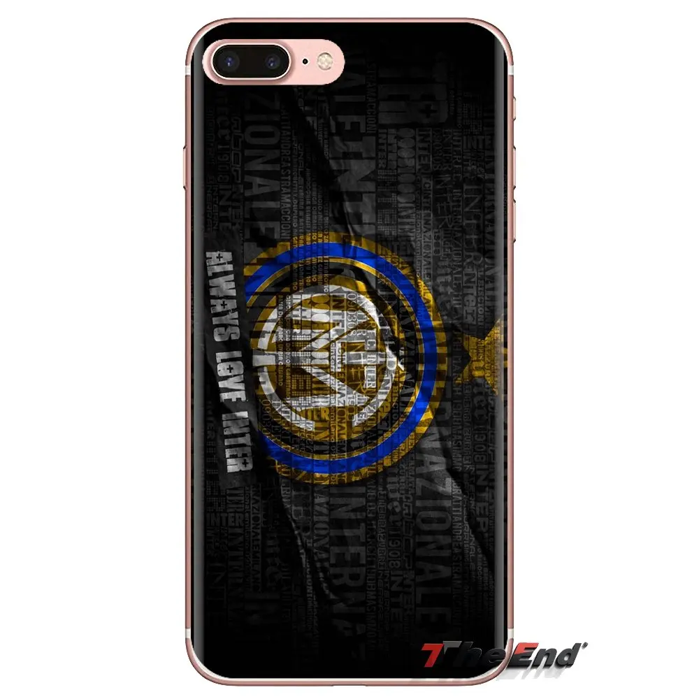 Силиконовый чехол Internazionale FC футбольный логотип для iPod Touch Apple iPhone 4 4S 5 5S SE 5C 6 6S 7 8 X XR