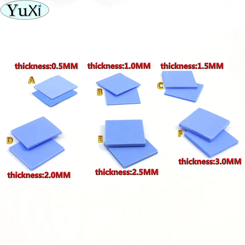 YuXi 1 шт. 0 5/1/1.5/2/2 5/3 мм * 30 термальная прокладка для графического процессора