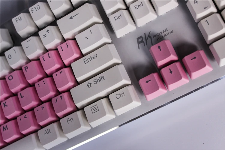 Новое поступление PBT 37 ключ двухклавишный колпачок OEM профиль Вишневый MX колпачки