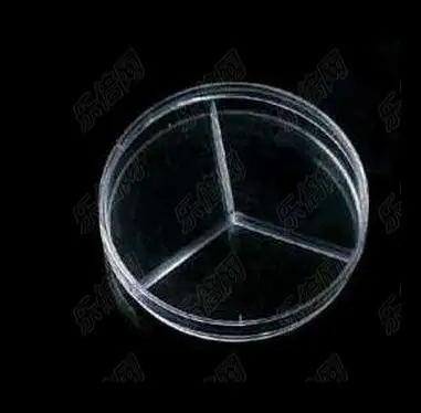 

10pcs clear 90mm/3vents plastic petri dish with cover,culture dish free shipping