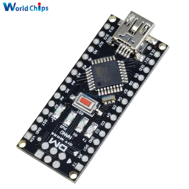 Мини USB Nano V 4 0 V3.0 atmega328 Atmega328P контроллер для Arduino ATMEGA328P AU PL2303TA 5 в 16 м Модуль платы