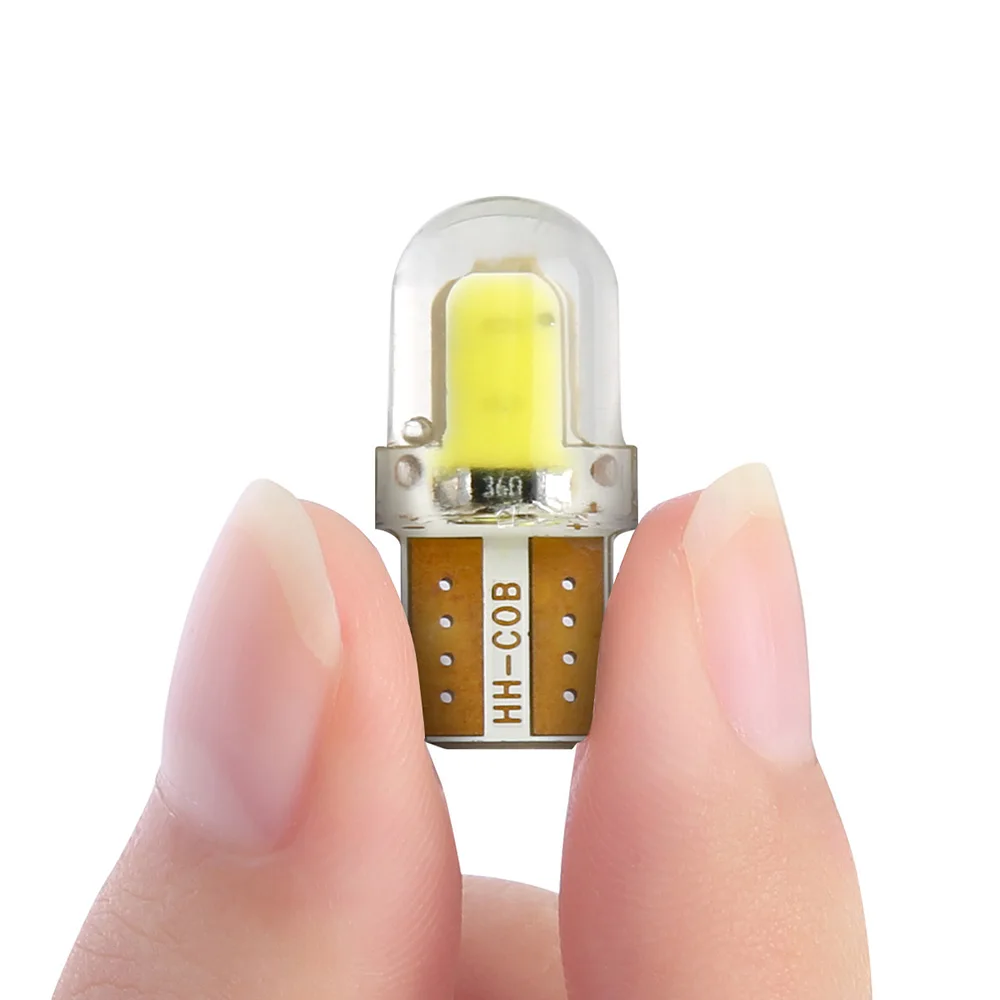 180LM 6500K практичный COB лампы 10x T10 194 168 W5W 8 SMD СВЕТОДИОДНЫЙ CANBUS яркая кварцевая белый
