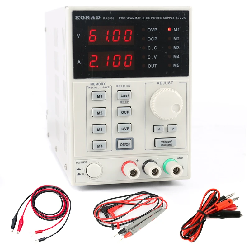 

KA6002D Adjustable Precision Programmable DC Power Supply 60V 2A Digital Lab Grade Power Supply For Phone Repair