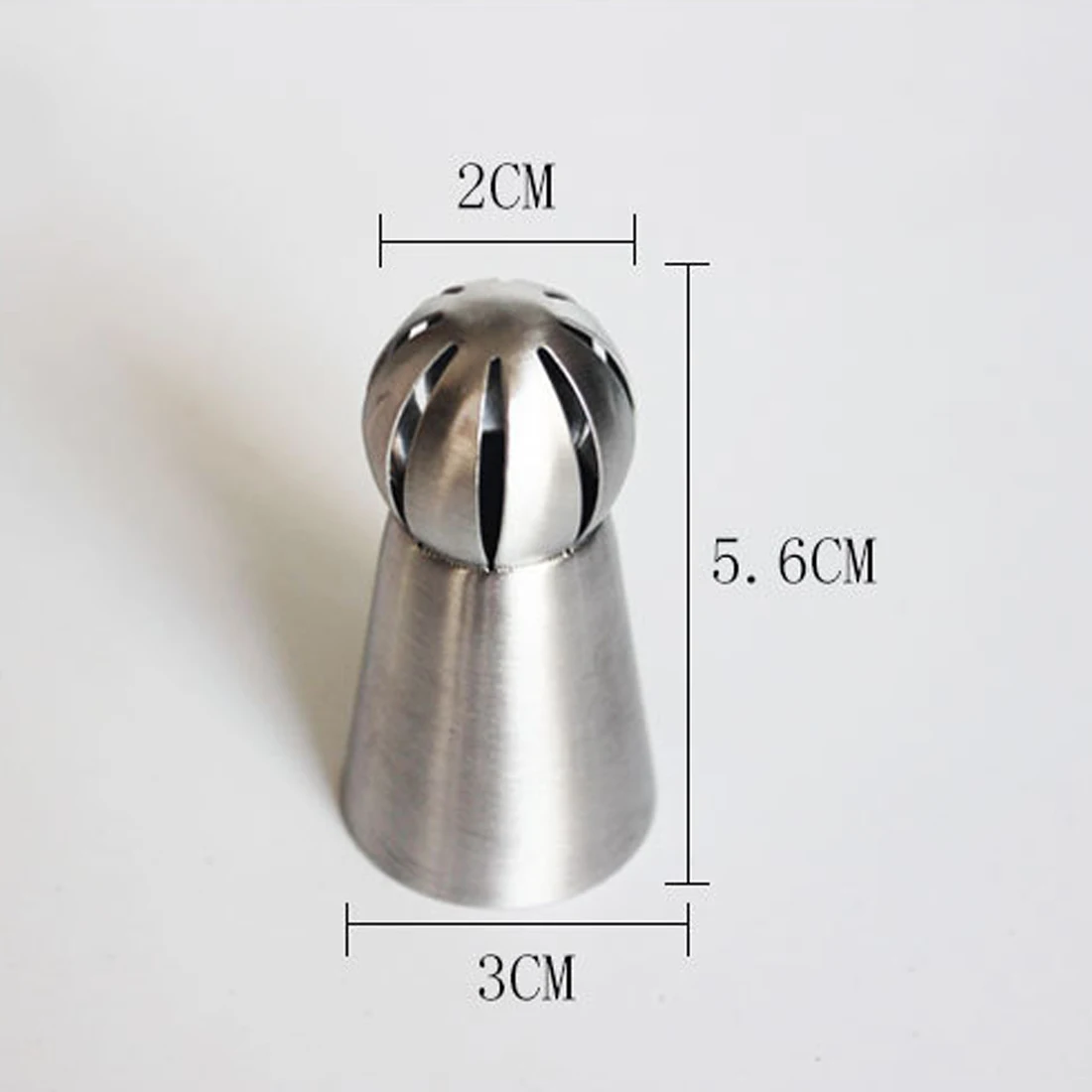 Модные прочные шариковые сопла из нержавеющей стали декораторы для десертов