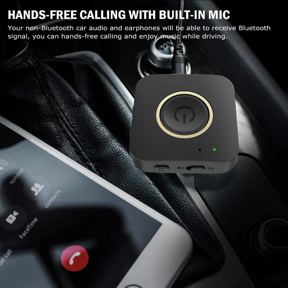 Двойное соединение Bluetooth 5,0 A2DP Aptx HD низкая задержка стерео гарнитура Aux 3,5 мм музыкальный передатчик приемник ТВ аудио адаптер