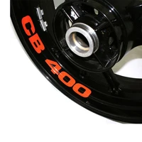 8x custom high quality motorcycle wheel cb400sticker decals waterproof reflective stickers rim stripes for honda cb400 cb 400