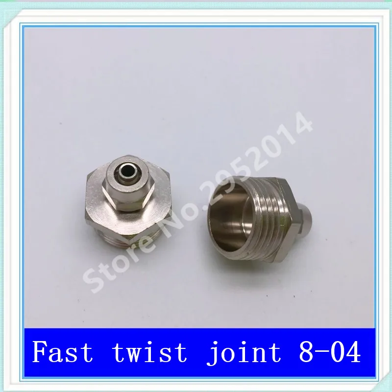 30 шт./лот pc8 04 Быстрый винтовой разъем PC медь Пневматический быстрый