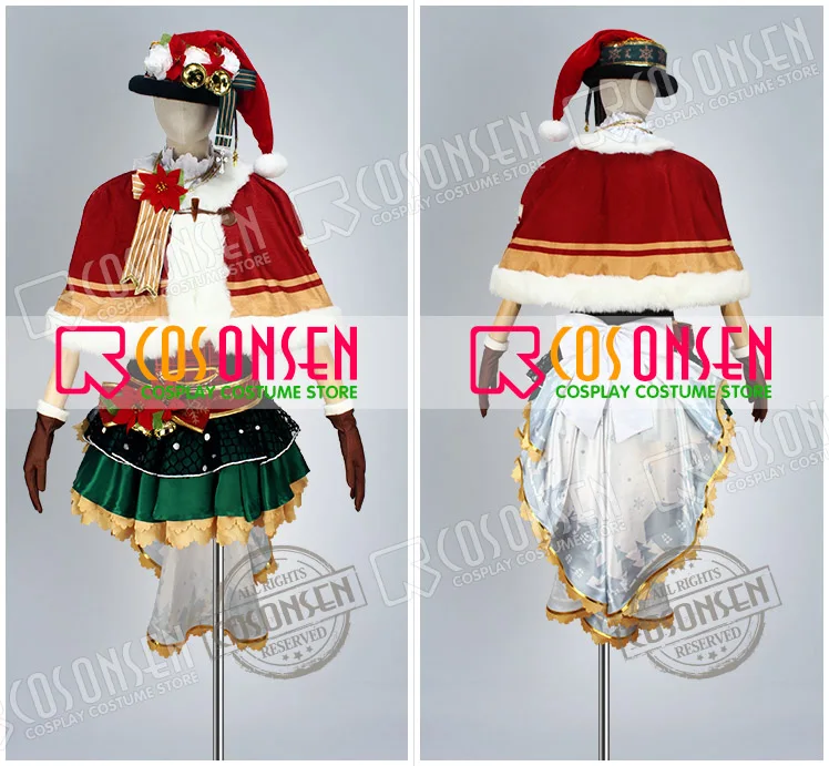 COSPLAYONSEN Love Live! Рождественский костюм для косплея Нико Ядзава 2016 пробужденный|cosplay