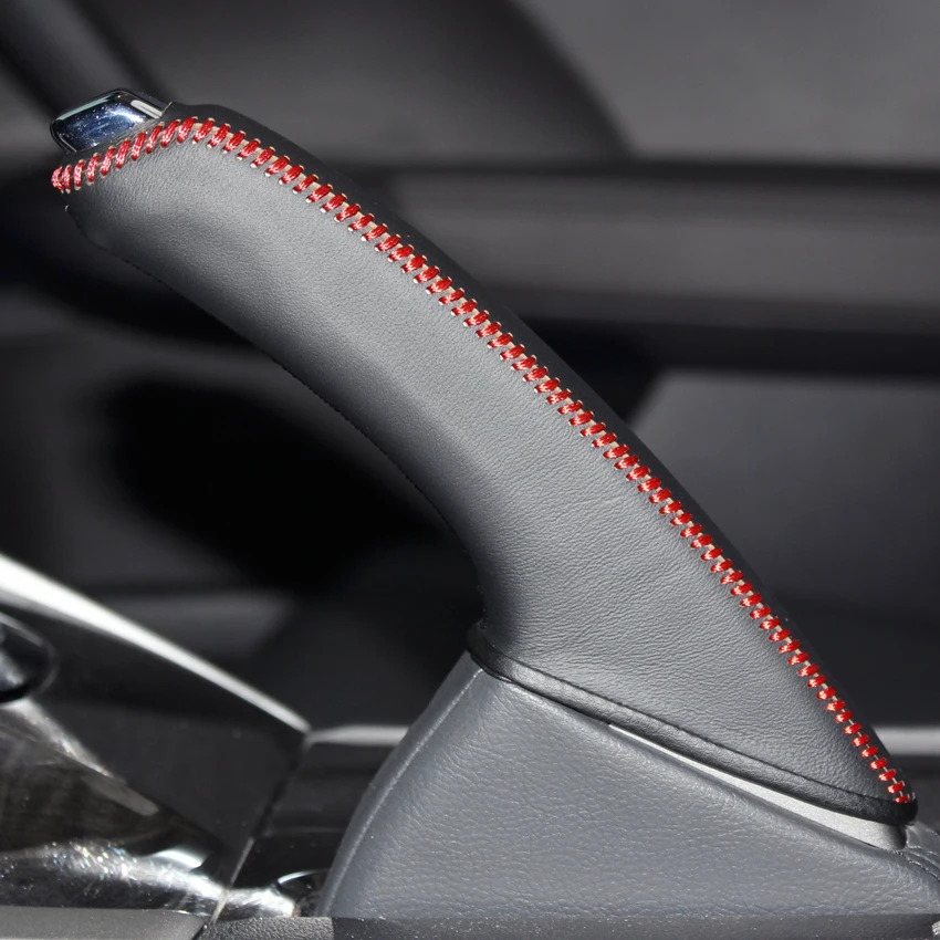 

Case for Honda Spirior handbrake cover Genuine leather DIY car styling Auto supplies Interior decoration